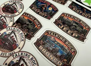 Talking Rock 3-D UV patch