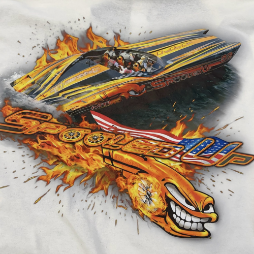 Custom DTF transfer printed on a shirt