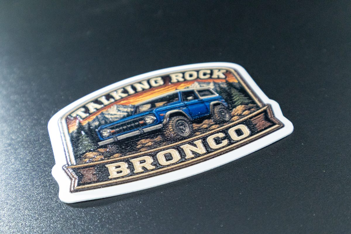 Talking Rock Bronco 3D UV patch