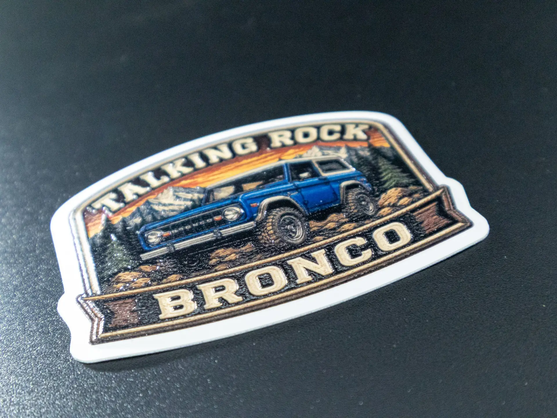 Talking Rock Bronco 3D UV patch